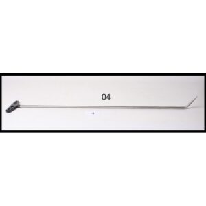 #04 – 38″ Long 1/2″ Diameter 70° Bend, 2 1/2″ kick