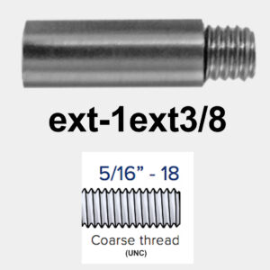 1 inch 3/8″ Diameter Extension for the Changeable Tipped Tools