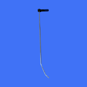 #108a- 34″ Long 3/8″ Diameter Double Bend Shaved, Adjustable handle.