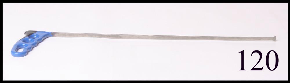 #120- 18″ Long Whale Tail with 1/2″ Spade