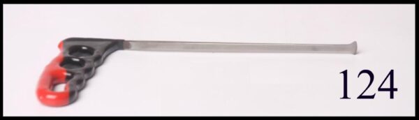 #124- 8″ Long Whale Tail with 1/2″ Spade