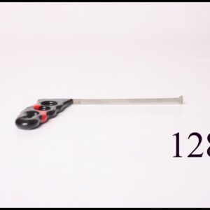 #128- 6″ Long Whale Tail with 1/2″ Spade