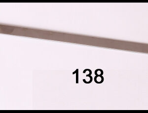 #138- 14 1/4″ Long Flat 1/2″ Wide 45° Flag