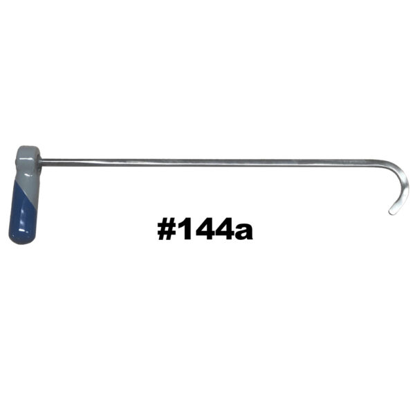 #144a – 16″ Long 5/16″ Diameter Single Bend with a 2, 1/2″ Deep Shaved Hook