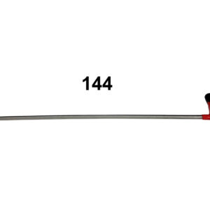 #144w – 16″ Long 5/16″ Diameter Single Bend with a 2, 1/2″ Deep Shaved Hook