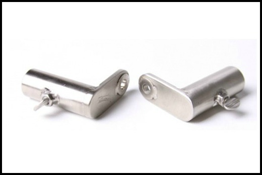 #147- Stainless Steel Mtg. Brackets Set of 2