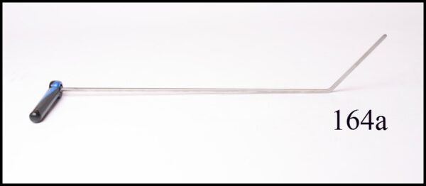 #164a – 26″ Long 5/16″ Diameter 5″ of 45 degree Kick with an adjustable handle