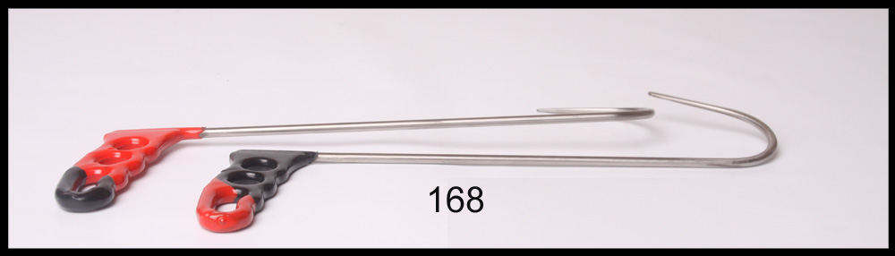 #168w – 12″ Long 1/4″ Diameter Upper Brace Door Tools Right and Left Pair Set with Welded Handles