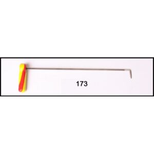 #173- 15 1/2″ Long Flat Stock Flag with an adjustable handle