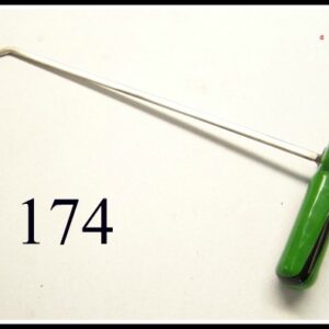 #174- 15 1/2″ Long Flat Stock 45 Degree Flag with an adjustable handle