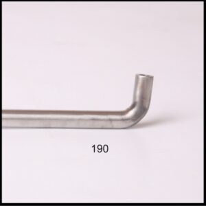 #190adb – 40″ Long 1/2″ Diameter Adjustable Double Bend Changeable Tipped Tool