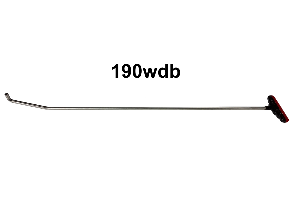 #190wdb – 40″ Long 1/2″ Diameter Double Bend Changeable Tipped Tool