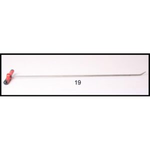 #19a – 35″ Long 3/8″ Diameter Single Bend 1 1/2″ Kick with an adjustable handle