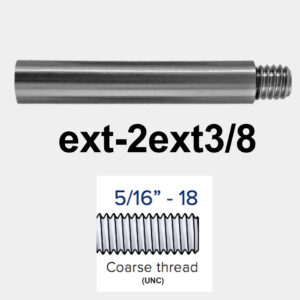 2 inch 3/8″ Diameter Extension for the Changeable Tipped Tools