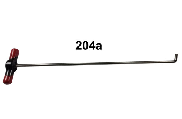 #204a -23″ Long 3/8″ Diameter Single Bend Changeable Tip Tool