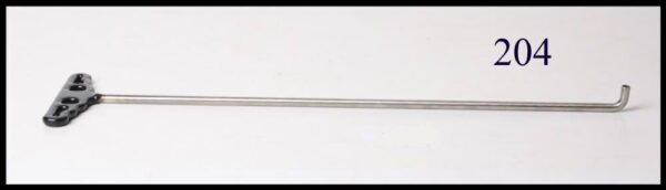 #204w – 23″ Long 3/8″ Diameter Single Bend Changeable Tip Welded handle Tool