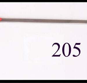#205 -10″ Flat Flag 1 1/4″ Foot Sharpened on the Leading Edge