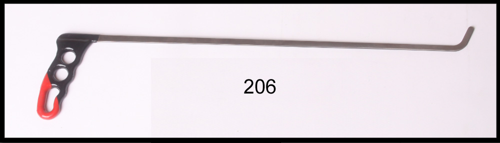 #206s -20″ Flat Flag 1/2″ Foot Sharpened on the Leading Edge