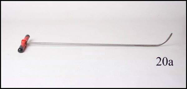 #20a- 34″ Long 7/16″ Diameter Slow Bend, Shaved, Rounded Tip with an adjustable handle
