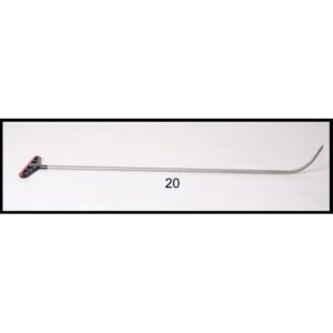 #20w- 34″ Long 7/16″ Diameter Slow Bend, Shaved, Rounded Tip, T Handle