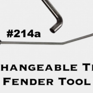 #214a – 20″ Long 3/8″ Diameter Changeable Tip Fender Tool with an adjustable handle
