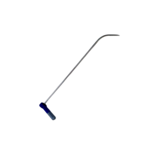 #245R – 26″ Long 3/8″ Diameter Door Tool, Slow Bend, and the MT Sharp Tip, and 5″ Foot, Reverse Adjustable Handle