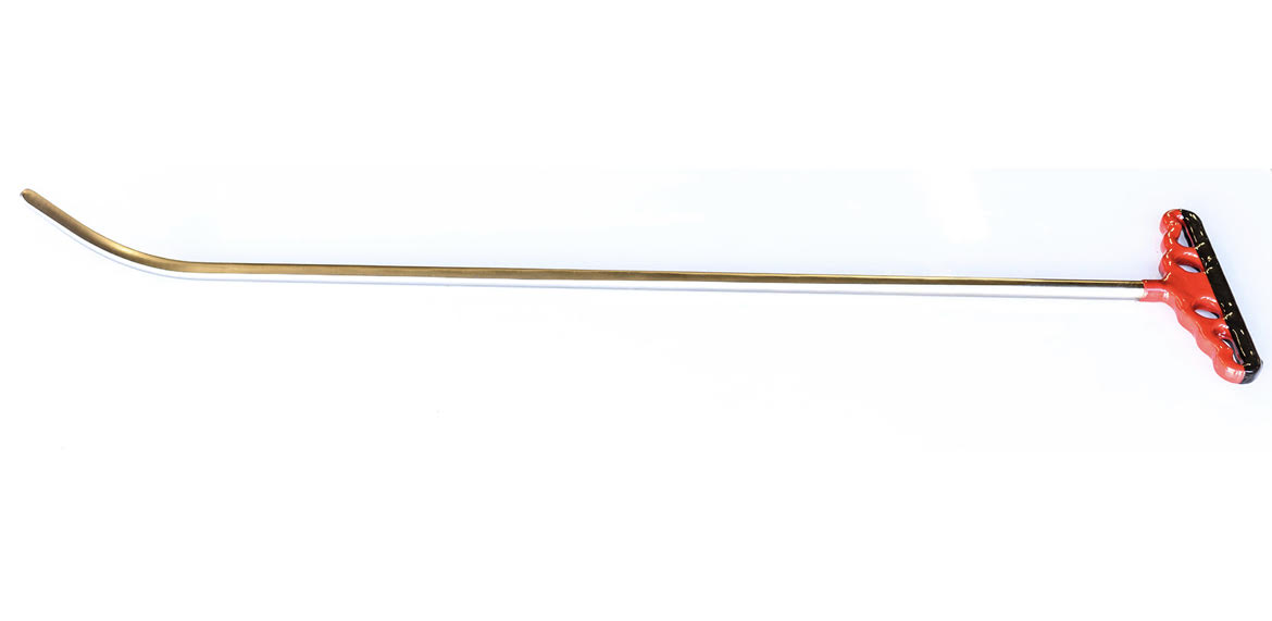 #249 – 28″ long 1/2″ Diameter Door Tool Slow Bend and a Shaved Rounded Tip