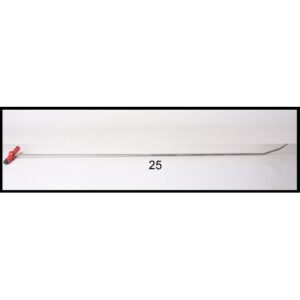 #25 – 55″ Long 7/16″ Diameter Double Bend Shaved with an adjustable handle