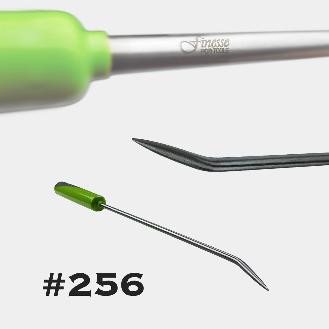 #256 – 12″ long, 1/4 diameter, sharp inline pick