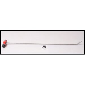 #28a – 25″ Long 5/16″ Diameter Tapered 45° Sharp Tip with an adjustable handle