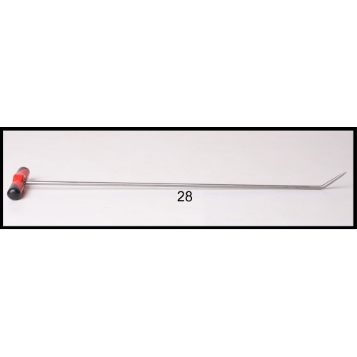#28a – 25″ Long 5/16″ Diameter Tapered 45° Sharp Tip with an adjustable handle