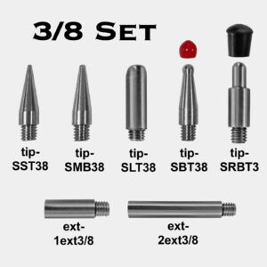 3/8″ Set of Tips & Extensions