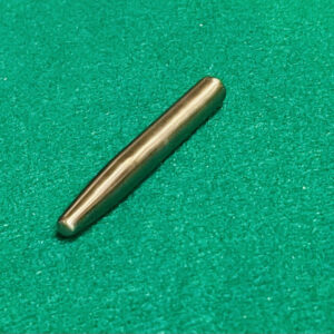 3/8″ Stainless Steel Knockdown, 3″ long- round tapered polished