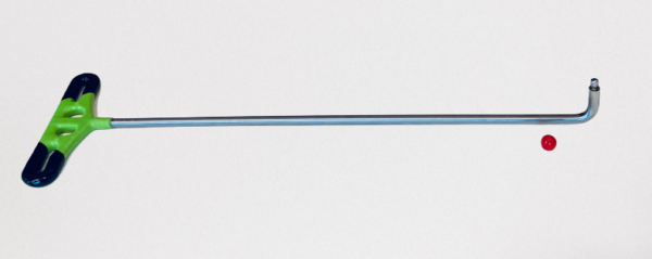 #307T – 16″ Long 5/16″ Diameter – Cherry Popper “T” Handle