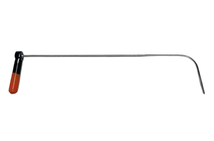 #336- 24″ long, 5/16″ diameter, 5 1/2″ foot, extra reach door tool