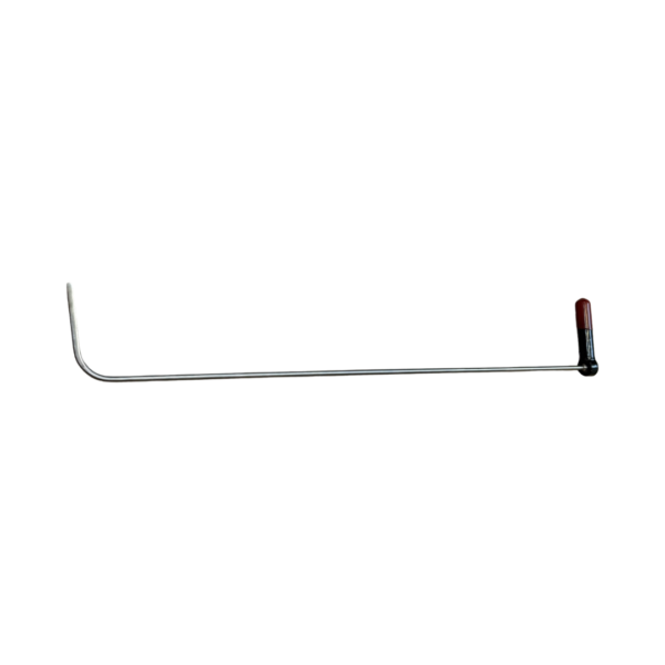 336 L- 36″ long, 5 1/2″ foot, 5/16 diameter, extra reach door tool