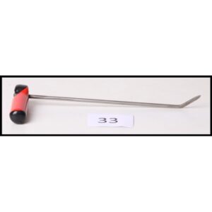 #33a- 11 ” Long 1/4″ Diameter Shaved 45° Flag with an adjustable handle