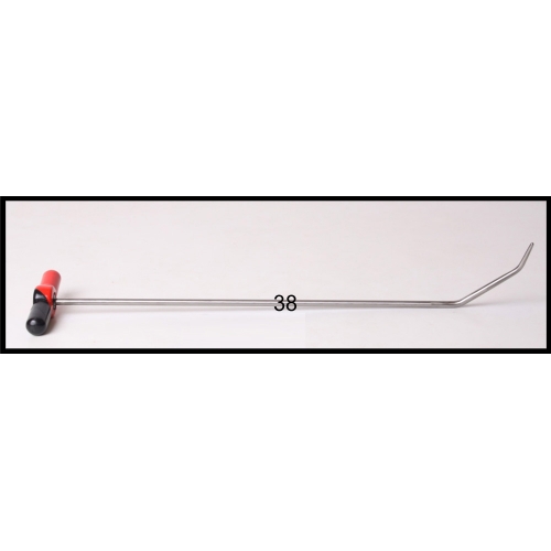 #38a – 25″ Long 3/8″ Diameter Double Bend Tapered Ball Tip with an adjustable handle