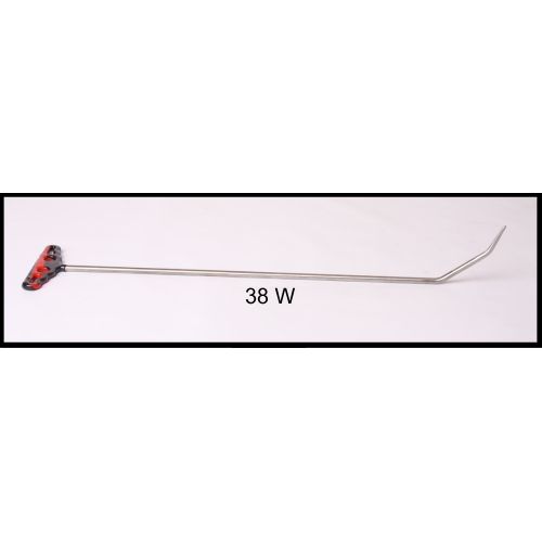 #38w- 25″ Long 3/8″ Diameter Double Bend Tapered with a Welded T-handle