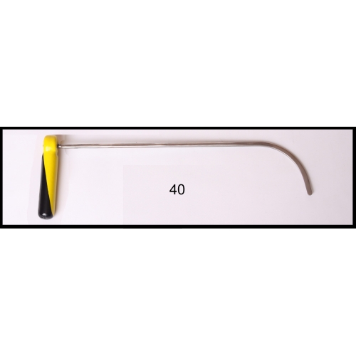 #40- 20″ Long 3/8″ Diameter Shaved Slow Bend with an adjustable handle