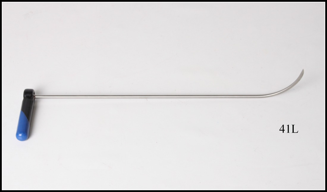 #41L- 24″ Long 5/16″ Diameter 70° Shaved Sharp Tip Door Tool with an adjustable handle