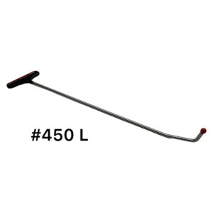 #450L- 21″ long, 5/16″ diameter, double bend, cherry popper, welded handle
