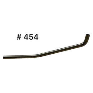 #454- 40″ long, 3/8″ diameter, double bend, interchangeable tip