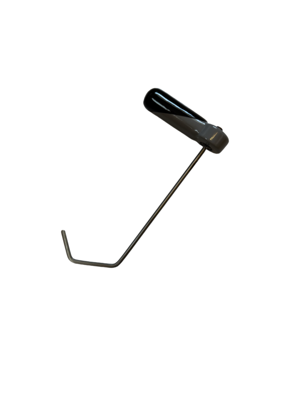 #472- 3-16″ diameter, 7.5″ long, “J” hook tool