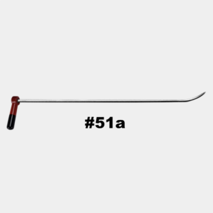 #51a- 27″ Long 3/8″ Diameter Shaved Slow Bend with an adjustable handle