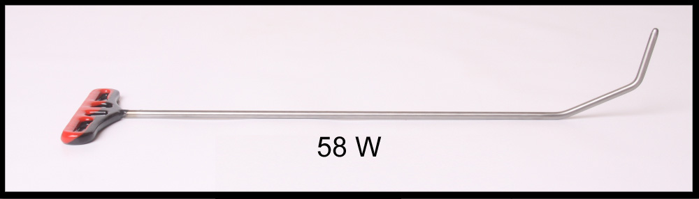 #58 – 17″ Long 1/4″ Diameter Double Bend Ball Tip