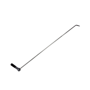 #63a – 39″ Long 3/8″ Diameter 45° Flag Shaved and Rounded with an adjustable handle