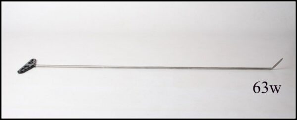 #63w – 39″ Long 3/8″ Diameter 45° Flag Shaved and Rounded