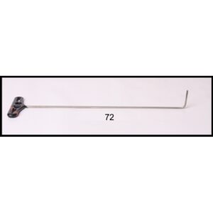 #72- 17″ Long 1/4″ Diameter 90° Sharp Tip Flag