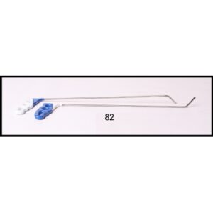 #82p- 16″ Long 3/16″ Diameter 45° Flag Set